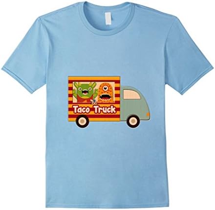 Cutie Monsters Taco Truck T-Shirt - Male 3XL - Baby Blue