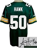AJ Hawk Green Bay Packers NFL Hand Signed Authentic Style Green Jersey