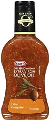 Kraft Salad Dressing, Italian Vinegrette with Extra Virgin Olive Oil, 14-Ounce Bottles (Pack of 6)