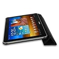 Manna Real Leather Cowboy Galaxy Tab 10.1 10.1N Smart Cover / Case / Stand (black)