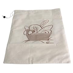 Metaltex Brotbeutel 34 x 43 cm, auch f�r Semmeln, Br�tchen, Baguette, etc. waschbar, mit Kordel zum Zuziehen