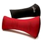 Built  Wine Bottle Drip Collars, Black and Cranberry Red, Set of 2
