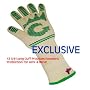 Exclusive Extra Long Cuff Kitchen Gloves, (2 Gloves Value Pack) Nomex� Glove -- Made of Dupont Nomex� & Kevlar� ,Withstands Heat up to 540 Degrees Farenheit.
