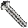 Metric Plain 18-8 Stainless Steel Tamper Resistant Socket Cap Screw, USA Made, Button Head, Tamper-Resistant Pin-In-Head Hex Drive