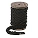 Ravenox Fms Natural Twisted Cotton Rope | (Black)(1/2 Inch x 50 Feet) | Made in USA | Strong Triple-Strand Rope for Sports, Decor, Pet Toys, Crafts, Macrame & Indoor Outdoor Use