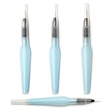 Water Brush Pen for Watercolor Painting, Lettering, Calligraphy Ink, Water Color Pencil & Markers - Artistrove Waterbrush set Comes With Flat Barrels & 3 High Quality Nylon Tips (Fine/Medium/Broad)