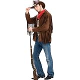 Lets Party By Forum Novelties Inc Buffalo Bill Jacket Adult Costume / Brown - Size Large (46)