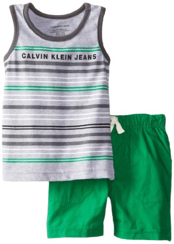 Calvin Klein Baby-Boys Infant Tank Top with Shorts