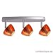 Paulmann Spotlights Zambaioni 3x50W GZ10 Chrom matt/Orange transparent 230V