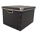 Cargo Naturals Dual File Box, Graphite, 10-3/4 by 15-1/2 by 12-1/2-Inch