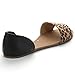 Betani SONYA-1 Women's Easy Slip On Open Toe D'orsay Flats Sandals