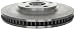 ACDelco 18A813A Advantage Front Brake Rotor