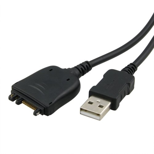 Palm Treo 650 700w 700p 755P Tungsten T5 Tx E2 Lifedrive 2-in-1 USB Data Hotsync and Charging Cable