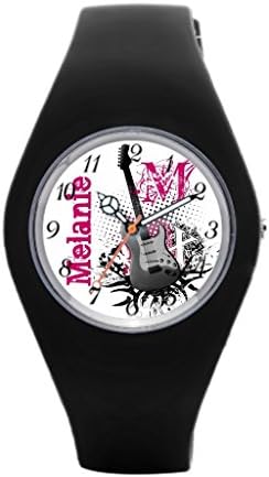 Womens Silicone Band Watch Whatever Im Late Anyway Falling Numbers Wristwatches