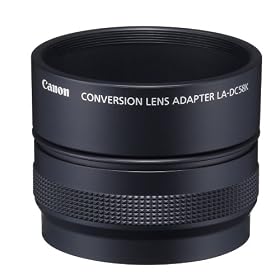 Canon LA-DC58K Conversion Lens Adapter for Canon G10 Digital Cameras