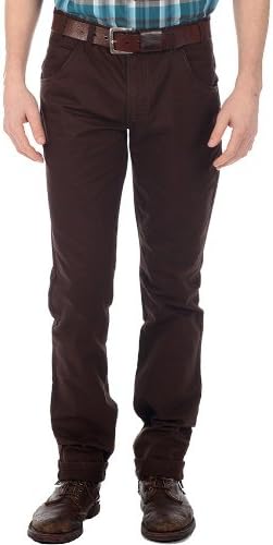 191 Unlimited Men's Square Punch Pants 34 Brown
