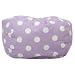 Comfort Research Classic Bean Bag Chair, Lavender Polka Dot