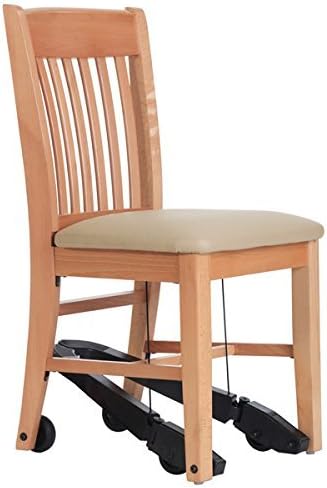 ComfortTekSeating 501-18-70-5056-REZ Series Assistive Chair - Natural Wood With 18-In Vinyl Seat