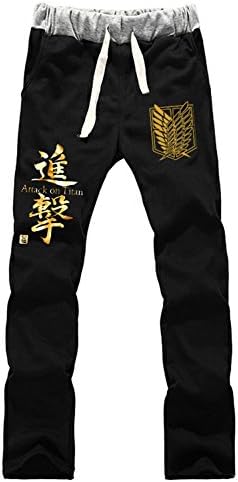 Mens Anime Pants Attack on Titan Shingeki no Kyojin Sweatpants