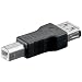 Wentronic USB-Adapter (A-Buchse auf B-Stecker)