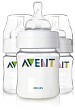 Philips AVENT Airflex Feeding Bottles 125ml/4oz Triple Pack