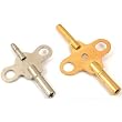2 Double End Clock Keys Clockmakers Sz 4 1.75 & 3.25mm