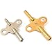 2 Double End Clock Keys Clockmakers Sz 4 1.75 & 3.25mm