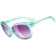 Oakley Pampered Women's Lifestyle Sports Sunglasses w/ Free B&F Heart Sticker - Cucumber Melon/Black Violet Gradient