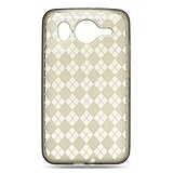 Smoke Checkers Flexi Gel Skin Case for HTC Inspire 4G AT&T