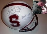 Toby Gerhart Autographed Stanford Cardinals Full Size Riddell Helmet