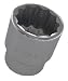 Fuller 507-6444B Pro 3/4-Inch Drive 12-Point Standard 1-3/8-Inch Socket