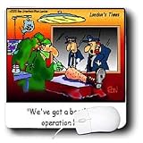 Londons Times Funny Medicine Cartoons - Bootleg Operation - Mouse Pads