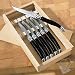 Jean Dubost Laguiole 6-Piece Steak Knives (BLACK)