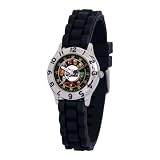 Marvel Comics Kid's MA0103-D2737-BlackRubber Marvel Heroes Classic Time Teacher Watch