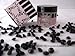 2000 Black Diamond Table Confetti Wedding Bridal Shower Party Decorations 1 Carat 6.5mm Black