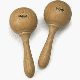 Medium Wooden Maracas by Nino
