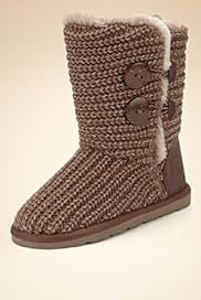 Faux Fur Knitted Boots
