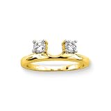 14K Yellow Gold 1/3 ct. Diamond Wrap