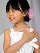 Adorable Princess Pearls - Silver butterfly pendant with diamond - Pearl necklace, bracelet & ring gift set (in gift box) for girls & toddlers - Pink