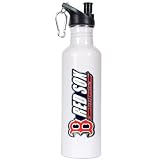 Boston Red Sox 26oz Stainless Steel Water Bottle (White)