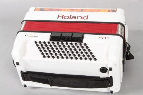 Roland FR-1 V-Accordion Piano or Button Type White 886830230349 On Sale
