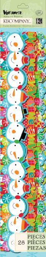 K and Company Very Merry Icon Adhesive Borders 