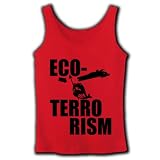 <strong>環境</strong>テロリスト　クジラ リブタンクトップ(赤) M