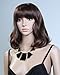Cool2day Women's Short Curly Wig+wig Cap (Model: Jf010190) (Dark Brown)