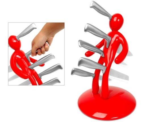 Voodoo Knife Block - Red