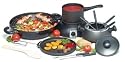 Bestron - Dkel165 - Set Party 5 en 1 Fondue  - Wok  - Gril  - Sauci&egrave;re  - R&eacute;chaud