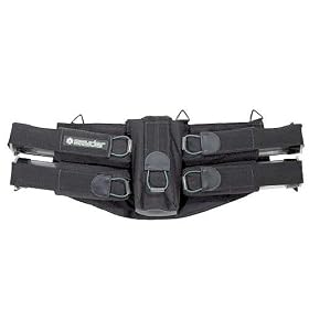 Paintball Kingman Spyder 4+1 Premium Harness Black - plus NECK PROTECTOR!