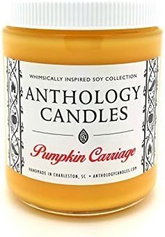 Pumpkin Carriage Candle - Anthology Candles, Disney Candles, Scented Soy Candle, 8 oz Jar