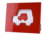 Photo frame Car Icon wood red