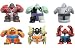 Bandai 27361 - Ben 10 - Sumo Slammer Battle Set, Set 1 Heatblast, Ripjaws, upgrade, XLR8, Greymatter, Vilgax